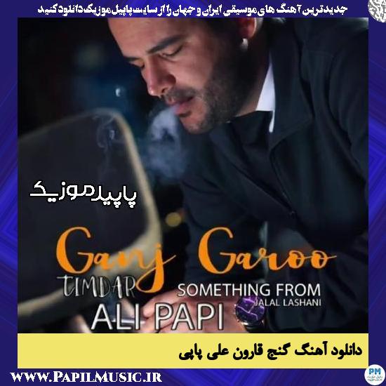 دانلود آهنگ گنج قارون از علی پاپی