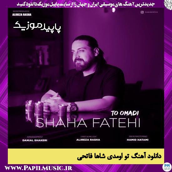 دانلود آهنگ تو اومدی از شاها فاتحی