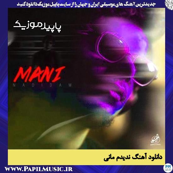 دانلود آهنگ ندیدم از مانی