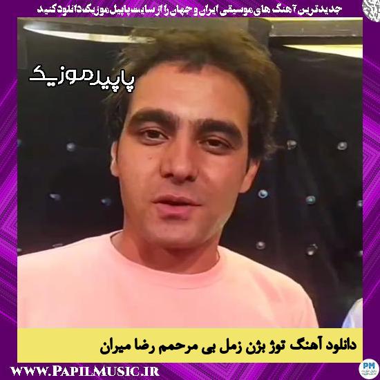 دانلود آهنگ توژ بژن زمل بی مرحمم از رضا میران