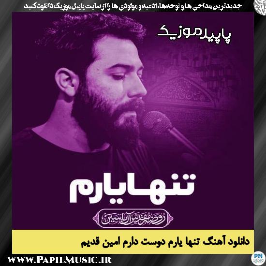 دانلود مداحی استودیویی تنها یارم دوست دارم از امین قدیم