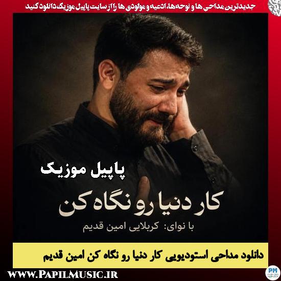 کار دنیا رو نگاه کن امین قدیم