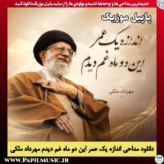 اندازه یک عمر این دو ماه غم دیدم مهرداد ملکی