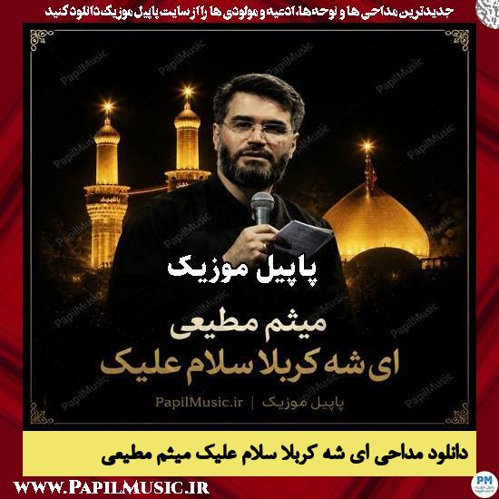 ای شه کربلا سلام علیک میثم مطیعی