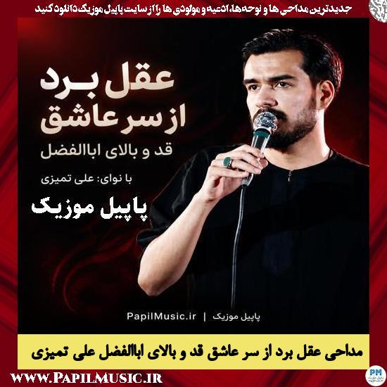 عقل برد از سر عاشق قد و بالای اباالفضل علی تمیزی