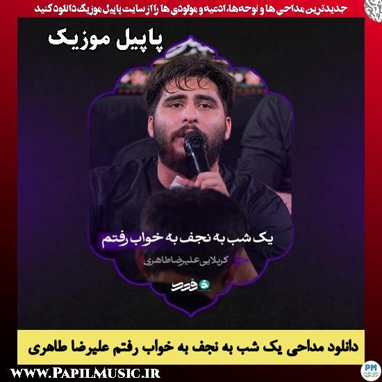یک شب به نجف به خواب رفتم علیرضا طاهری